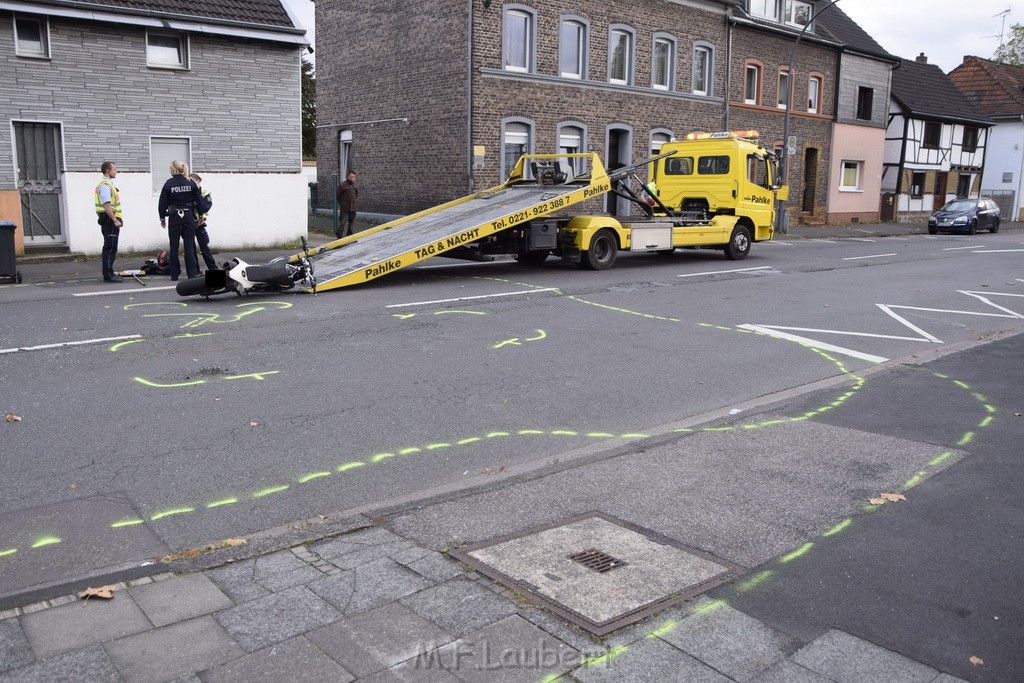 VU Krad PKW Koeln Duennwald Berlinerstr P124.JPG - Miklos Laubert